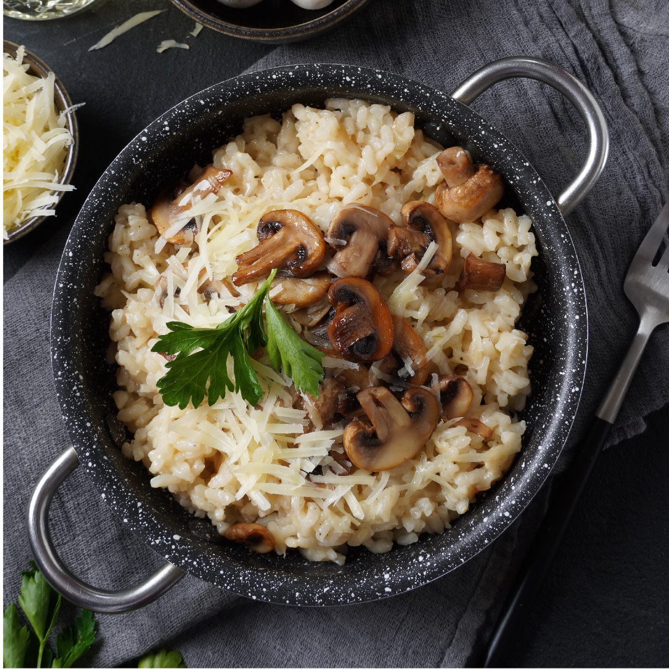 Mushroom & Edamame Rice